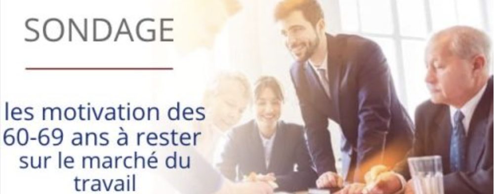 Sondage travailleurs expérimentés